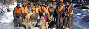 Elk Hunting Outfitters Posing in Colorado